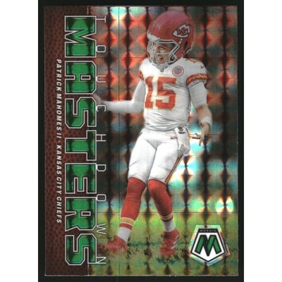 2023 Panini Mosaic Touchdown Masters Mosaic Green #1 Patrick Mahomes II