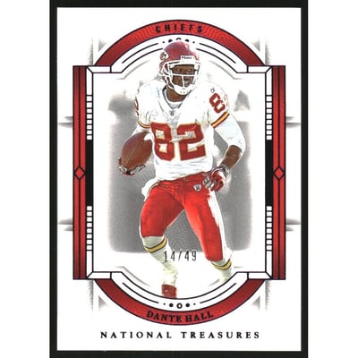 2023 Panini National Treasures Purple #50 Dante Hall