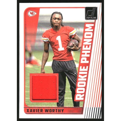 2024 Donruss Rookie Phenom Jerseys #19 Xavier Worthy