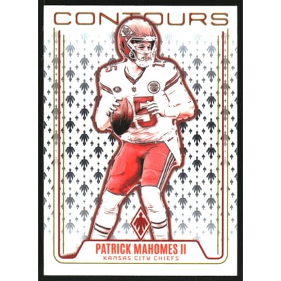 2024 Panini Phoenix Contours #9 Patrick Mahomes II