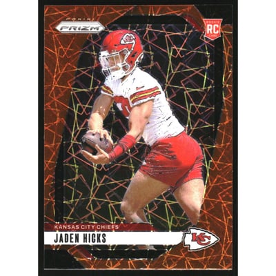 2024 Panini Prizm Prizms Lazer #336 Jaden Hicks