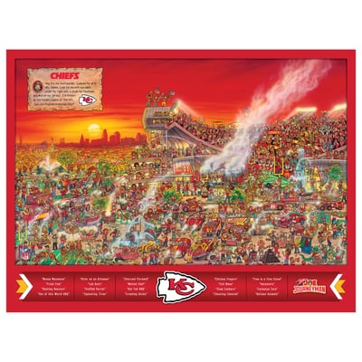 Kansas City Chiefs Fanpoint 500-Piece Joe Journeyman Puzzle