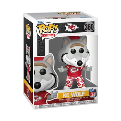 Kansas City Chiefs Funko Wolf NFL Mascot Pop! Vinyl Figure