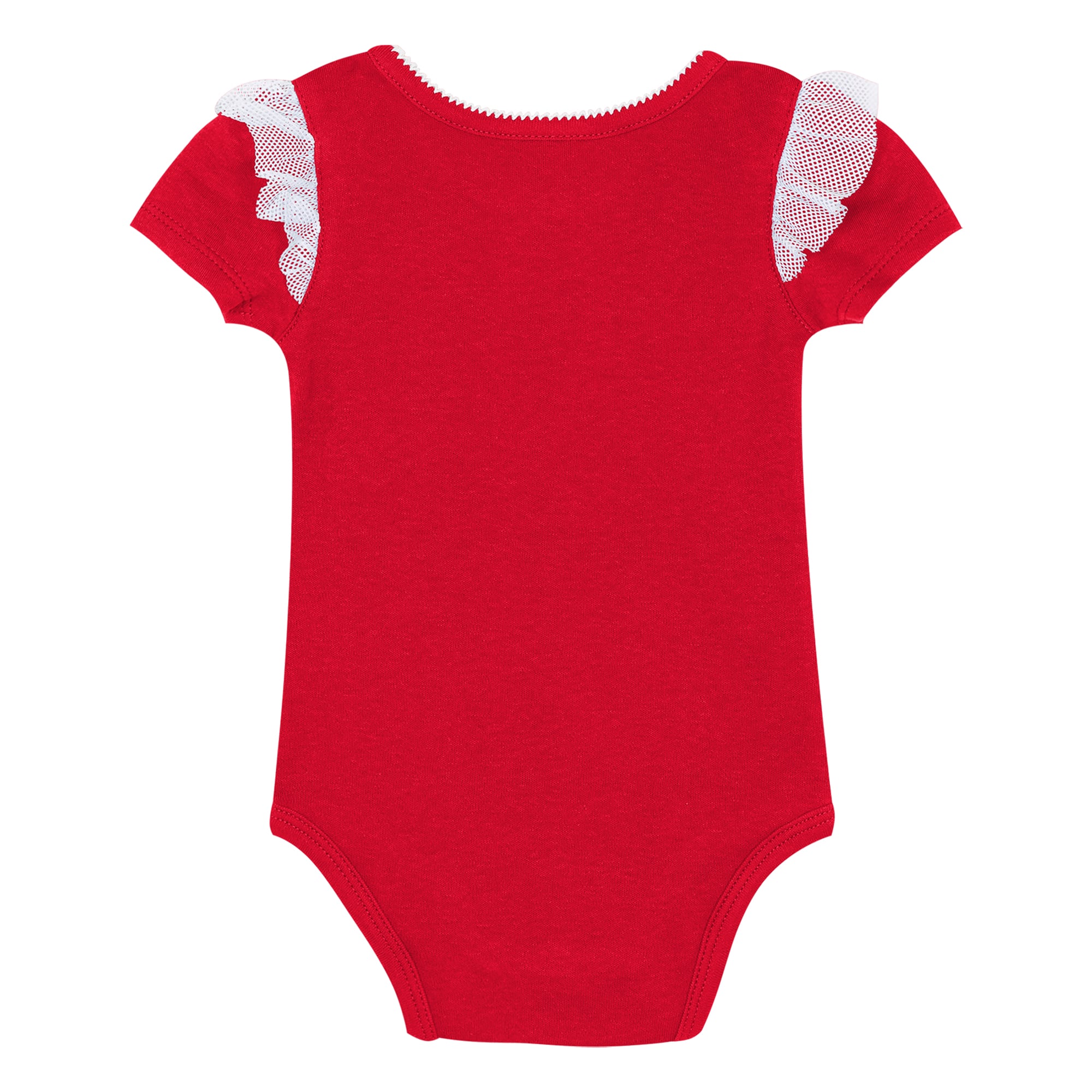 Ensemble body et jupe imprimé cœurs fondus rouges Kansas City Chiefs pour bébé fille Outerstuff