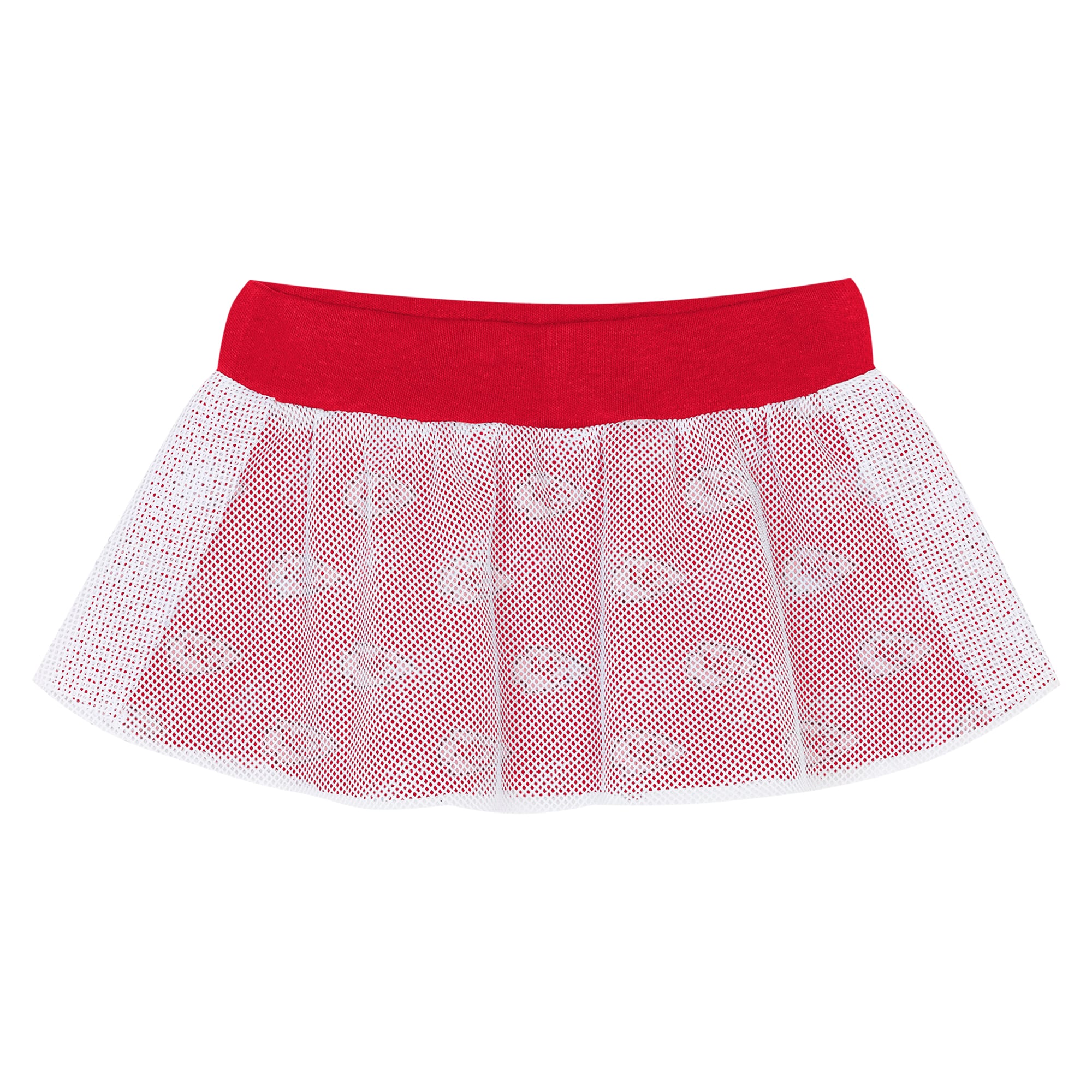 Ensemble body et jupe imprimé cœurs fondus rouges Kansas City Chiefs pour nouveau-né Outerstuff