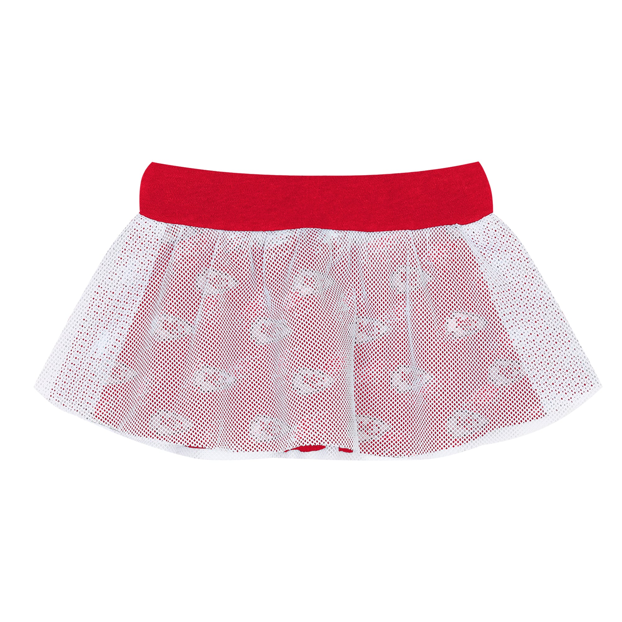Ensemble body et jupe imprimé cœurs fondus rouges Kansas City Chiefs pour nouveau-né Outerstuff