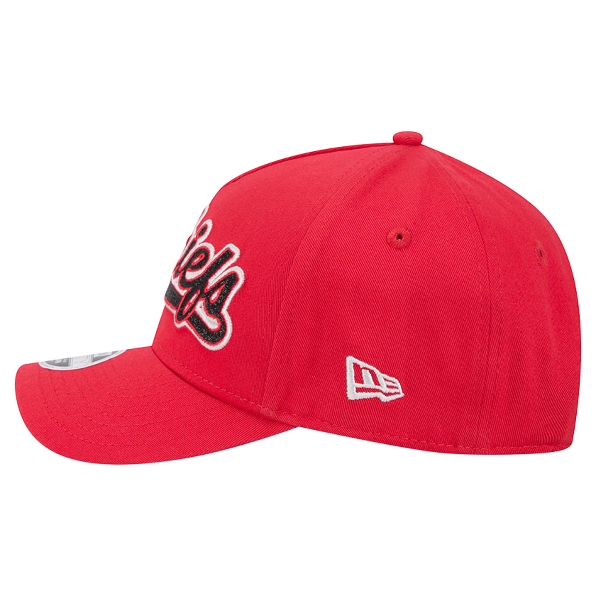 Casquette ajustable New Era Glitz 9FORTY rouge Kansas City Chiefs pour filles