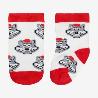  Kansas City Chiefs Starter Infant All-Over Print Socks - White