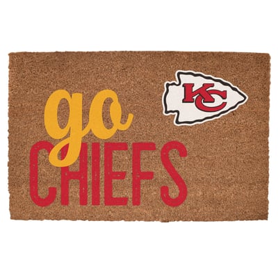 Kansas City Chiefs 20" x 30" Go Team Coir Door Mat
