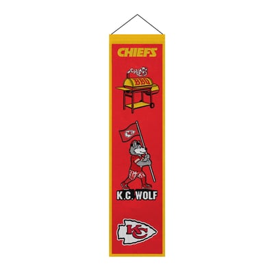 Kansas City Chiefs 8" x 32" Icons Banner