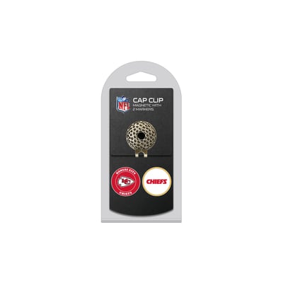 Kansas City Chiefs Cap Clip with 2 Magnetic Markers Set