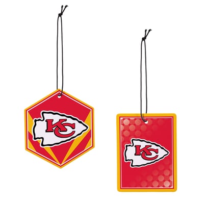 Kansas City Chiefs Hanging Air Fresheners, Set of 4

