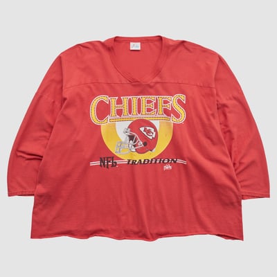 Kansas City Chiefs Majestic 90s T-shirt - Red - 5XL by Fanatics Real Vintage