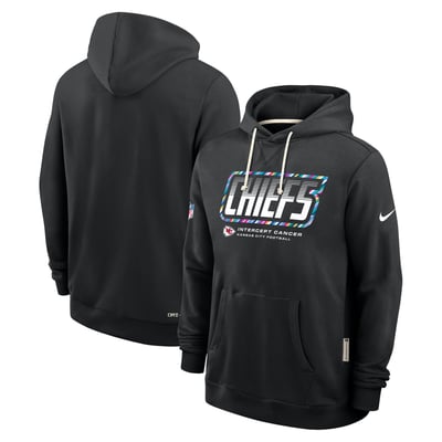 Sudadera con capucha Crucial Catch Dri-FIT Nike del Kansas City Chiefs - Negro - Hombre