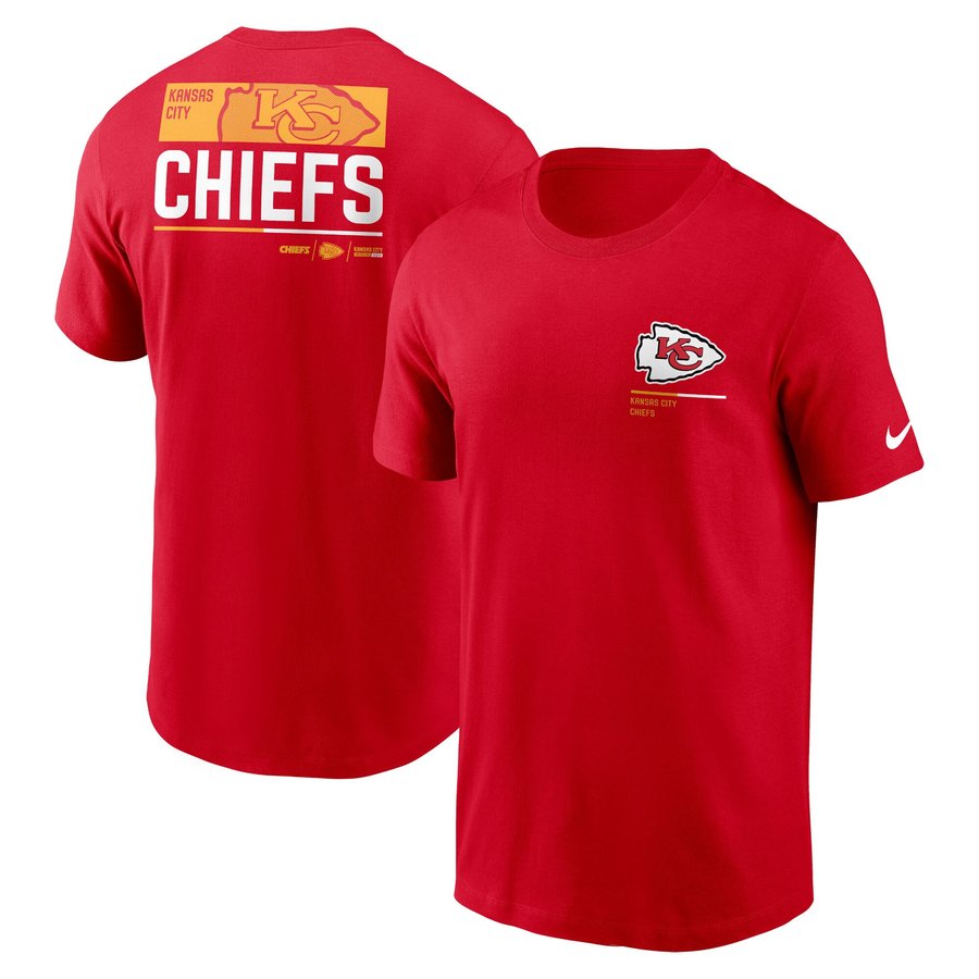 T-Shirt NFL Kansas City Chiefs Lifestyle - Manches Courtes Mixte Officiel
