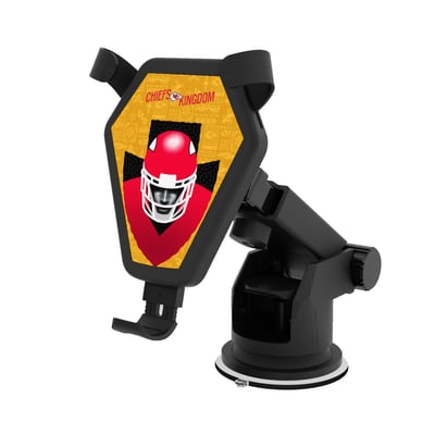 Kansas City Chiefs Keyscaper Wireless Car Charger - Black
