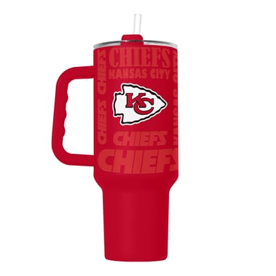  Kansas City Chiefs Logo Brands 40oz. Replay Powder Coat Tumbler