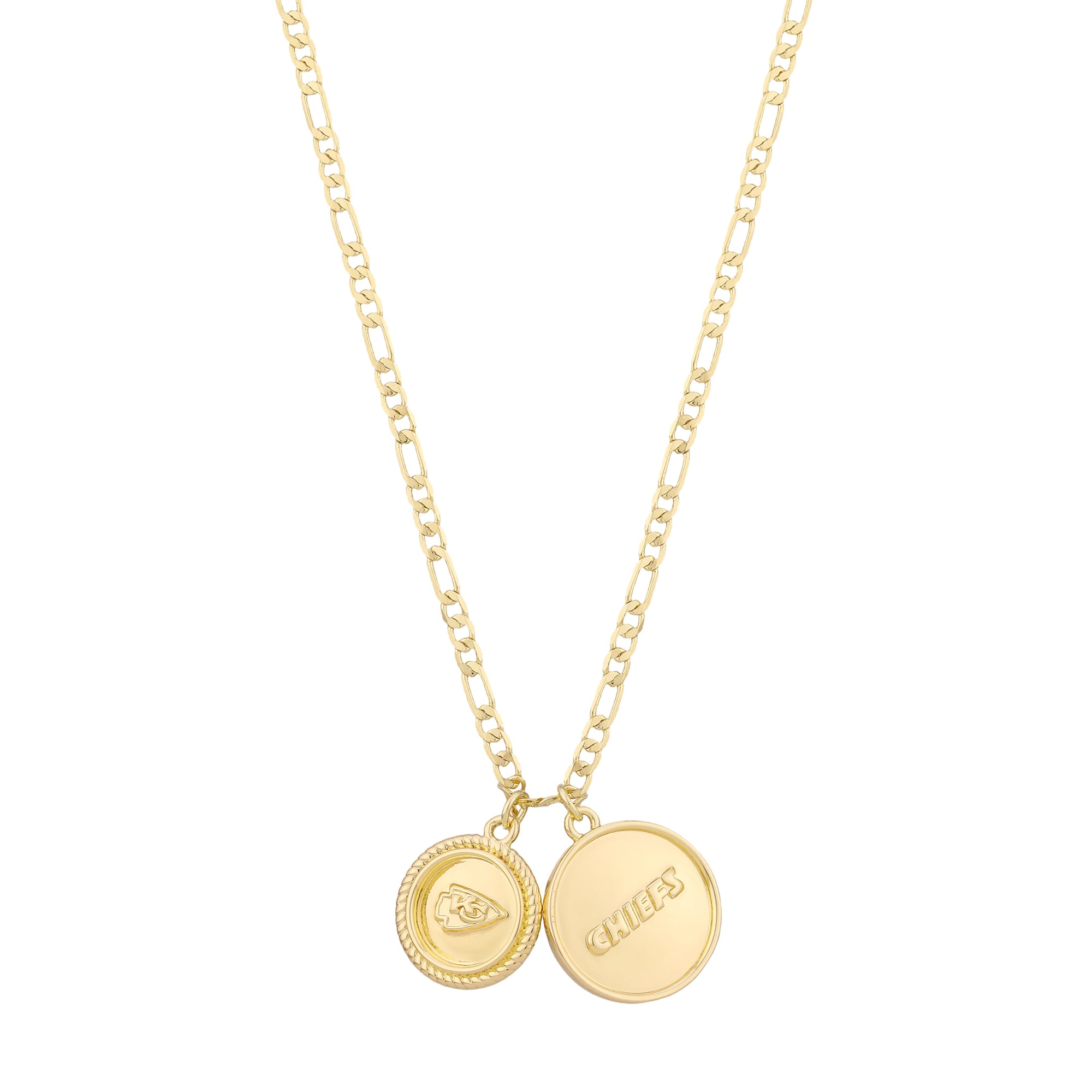 Collier LUV AJ Kansas City Chiefs avec logo double pièce