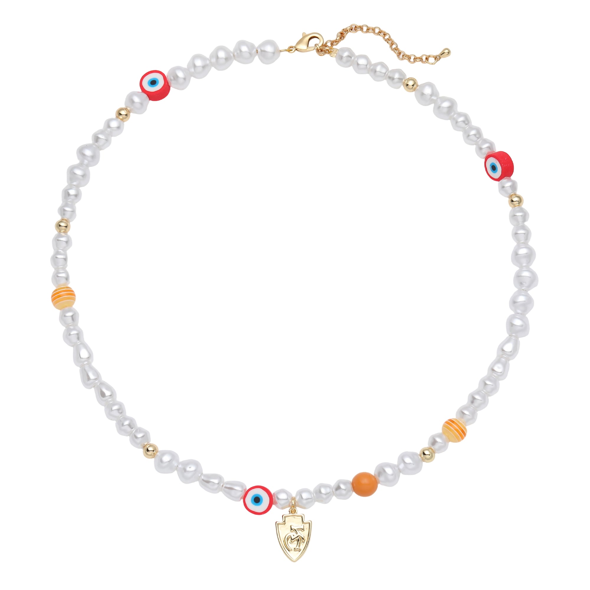 Collier à perles et logo LUV AJ Kansas City Chiefs