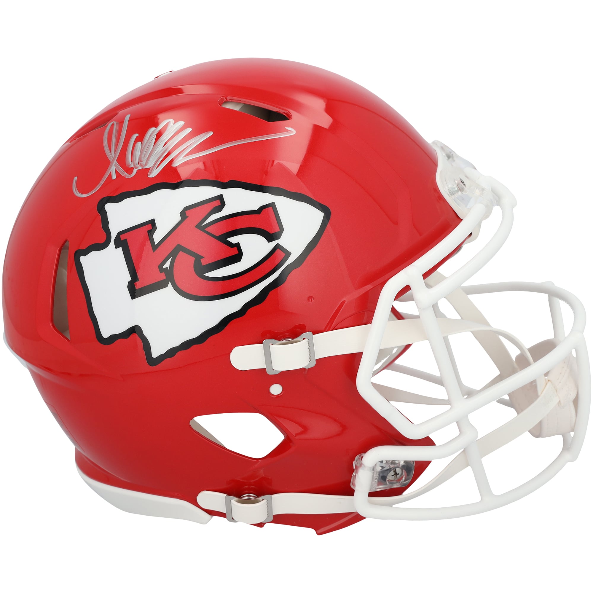 Casque Riddell Speed ​​Authentic autographié par Marcus Allen, joueur des Kansas City Chiefs