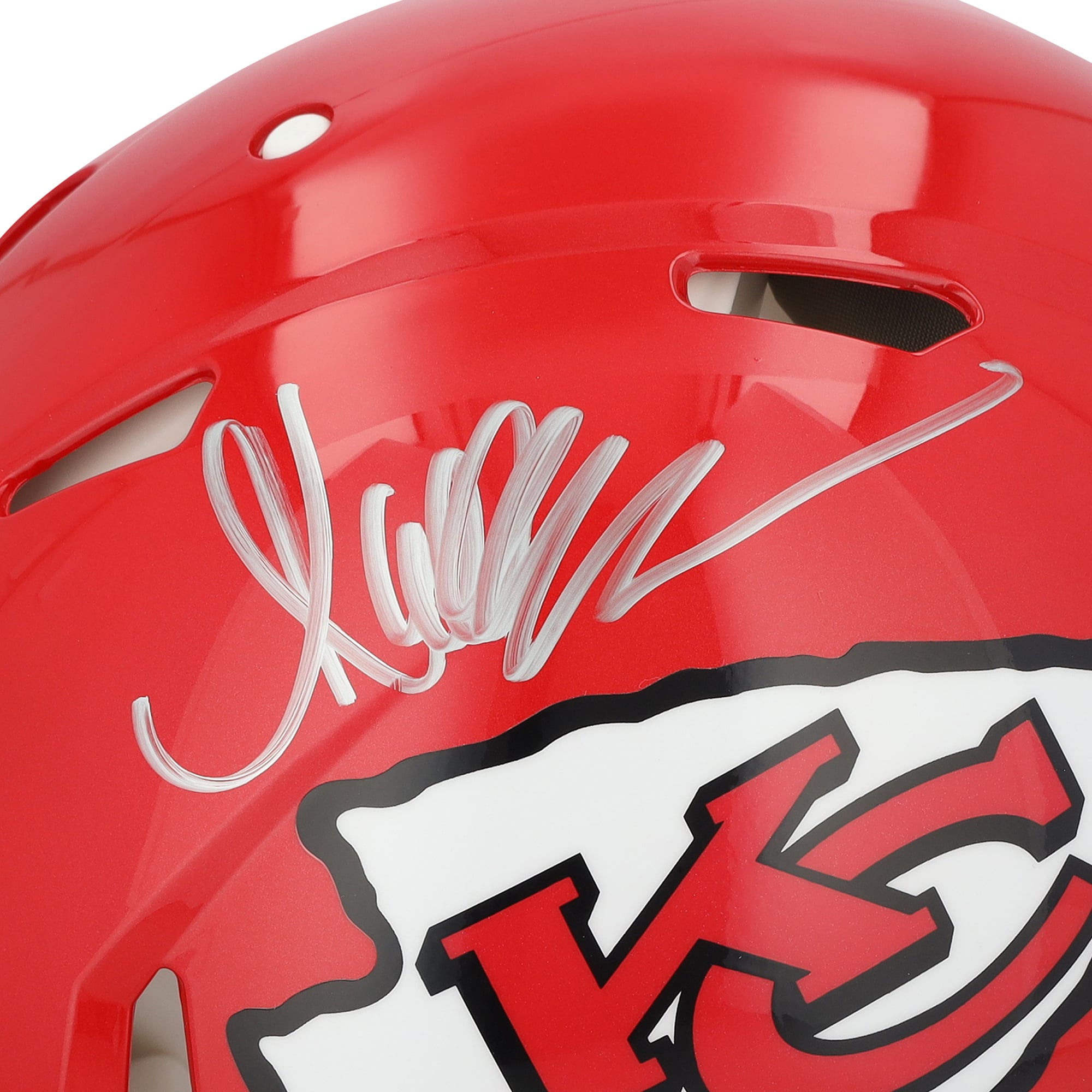 Casque Riddell Speed ​​Authentic autographié par Marcus Allen, joueur des Kansas City Chiefs