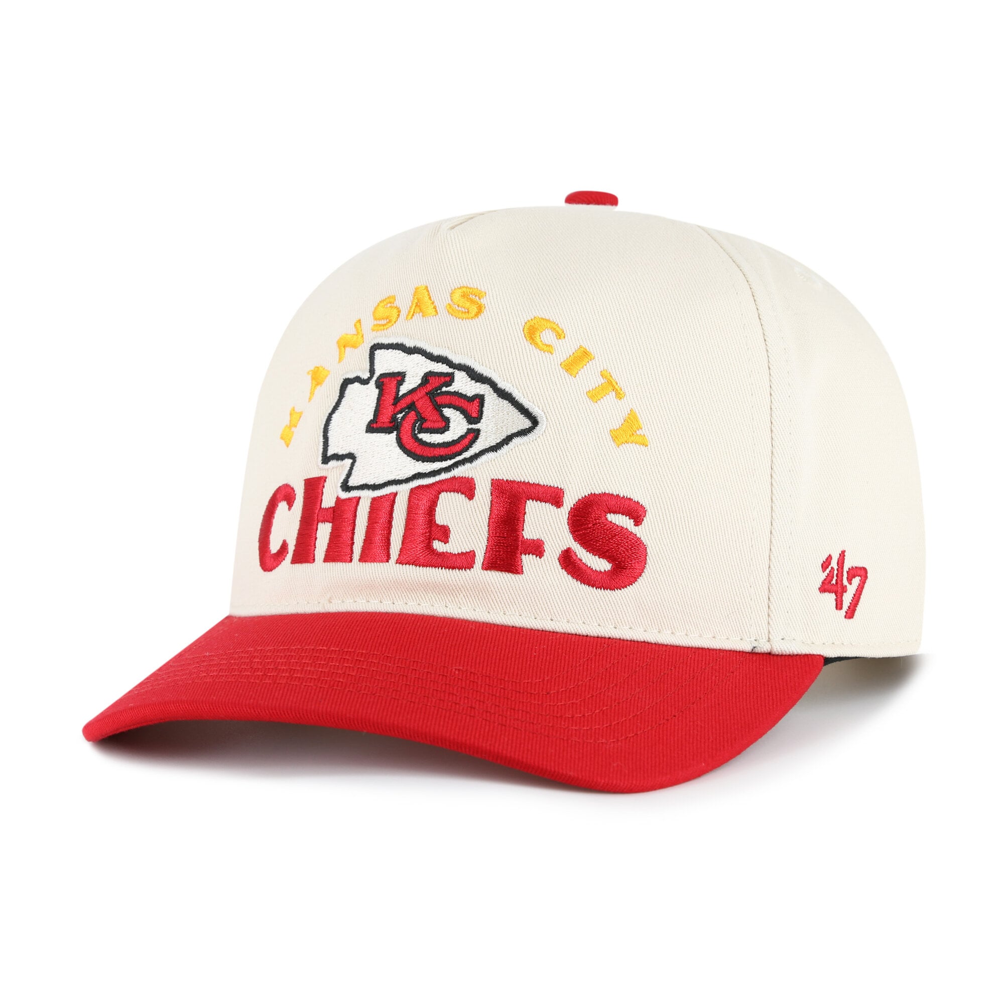 Casquette ajustable pour homme '47 Kansas City Chiefs Arcitext Hitch naturelle