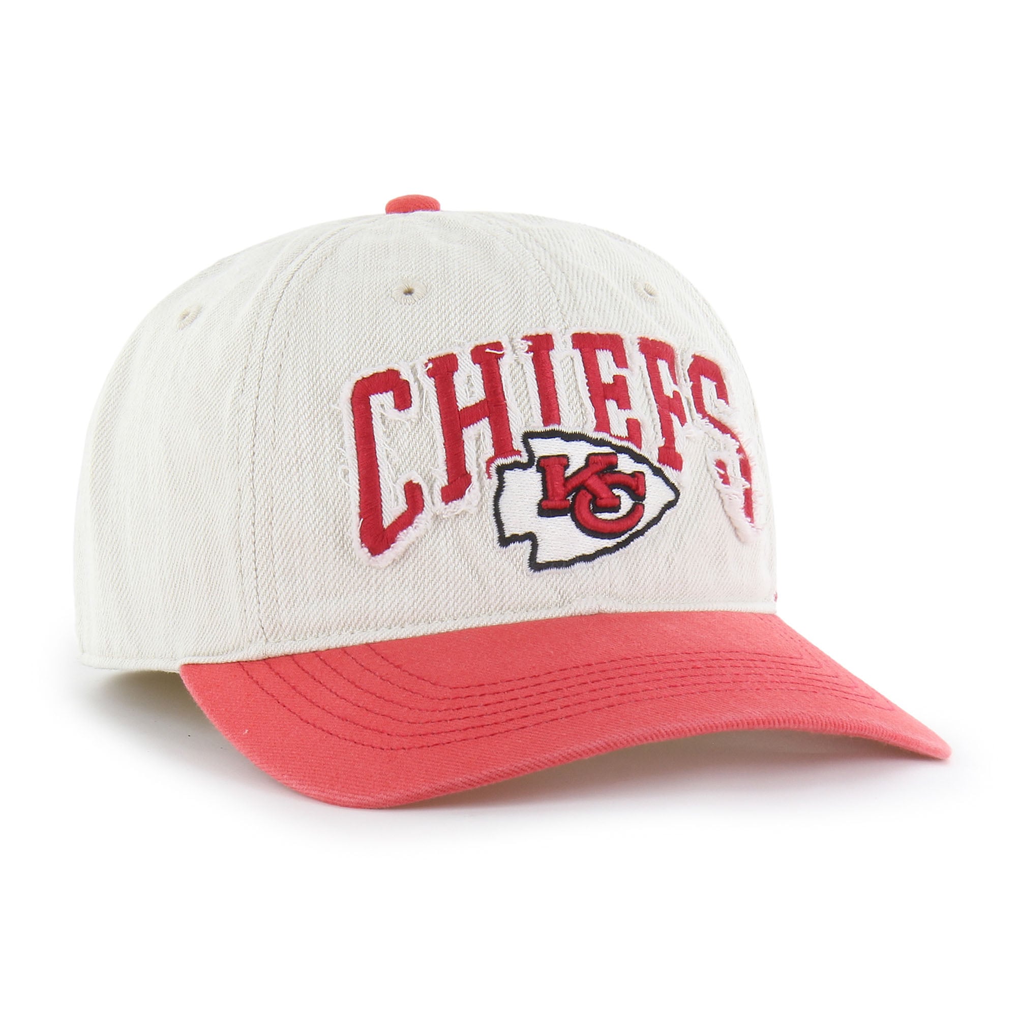 Men's '47 Natural Kansas City Chiefs Groton Franchise Fitted Hat