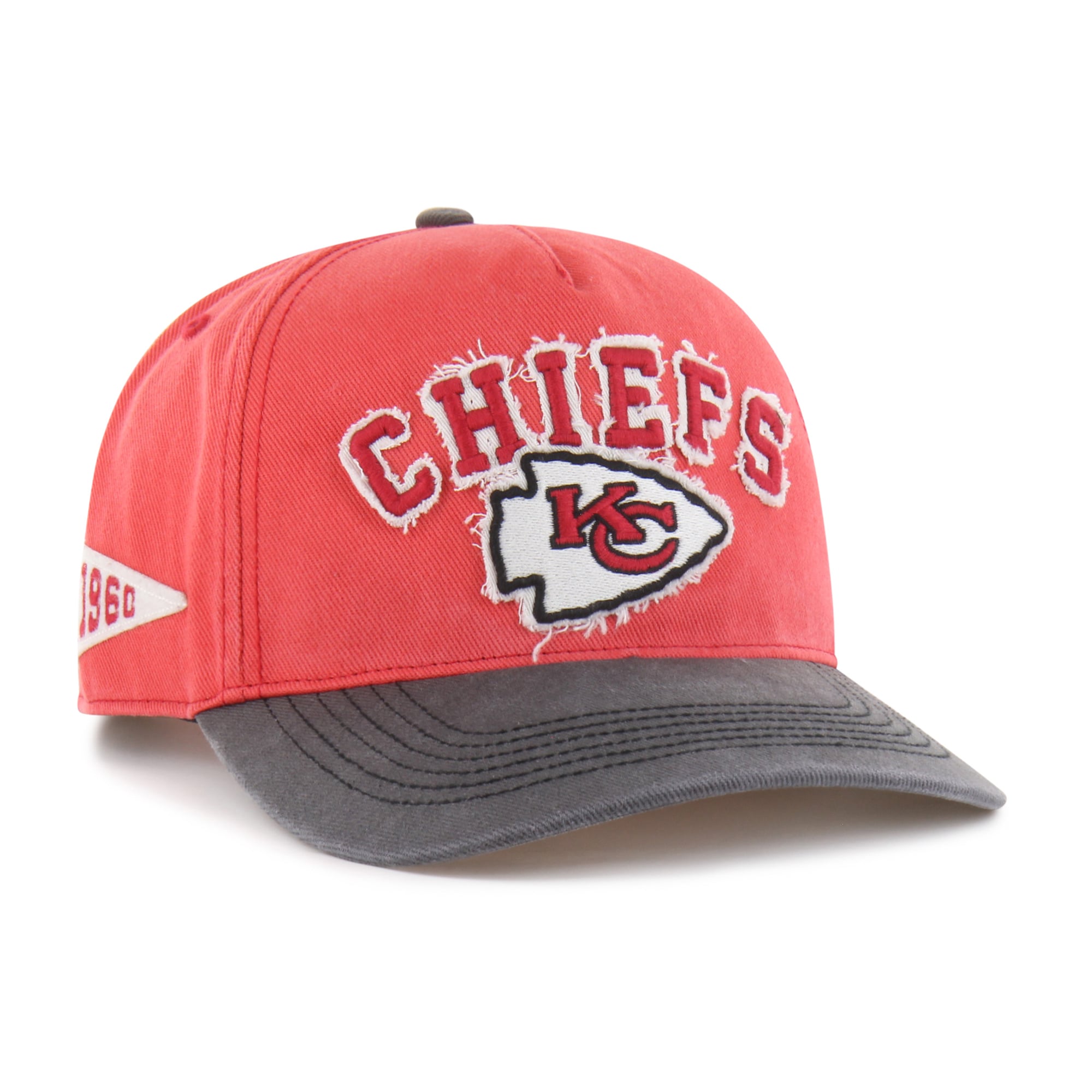 Men's '47 Red Kansas City Chiefs Calderwood Well Worn Hitch Adjustable Hat