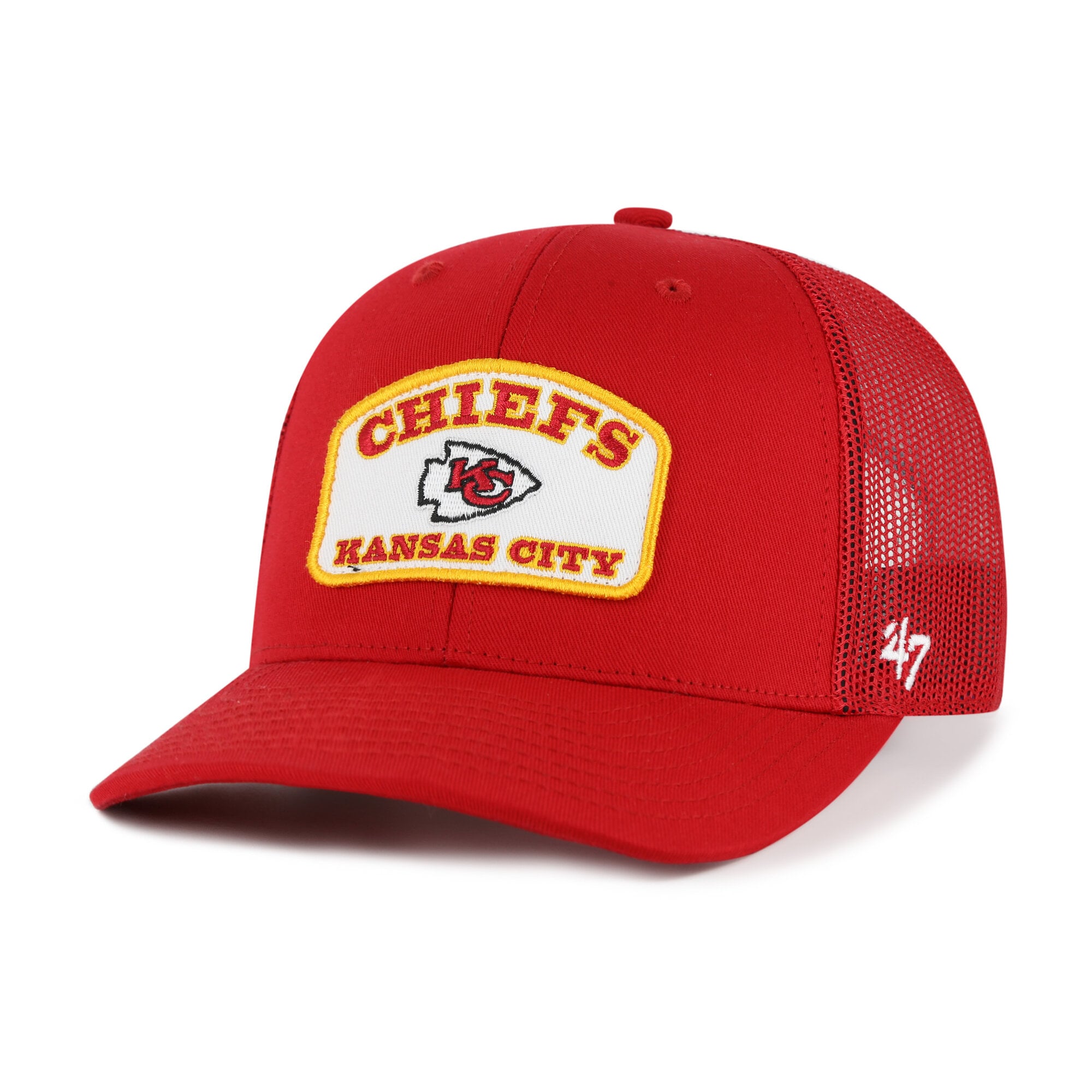 Men's '47 Red Kansas City Chiefs Roadway Adjustable Trucker Hat