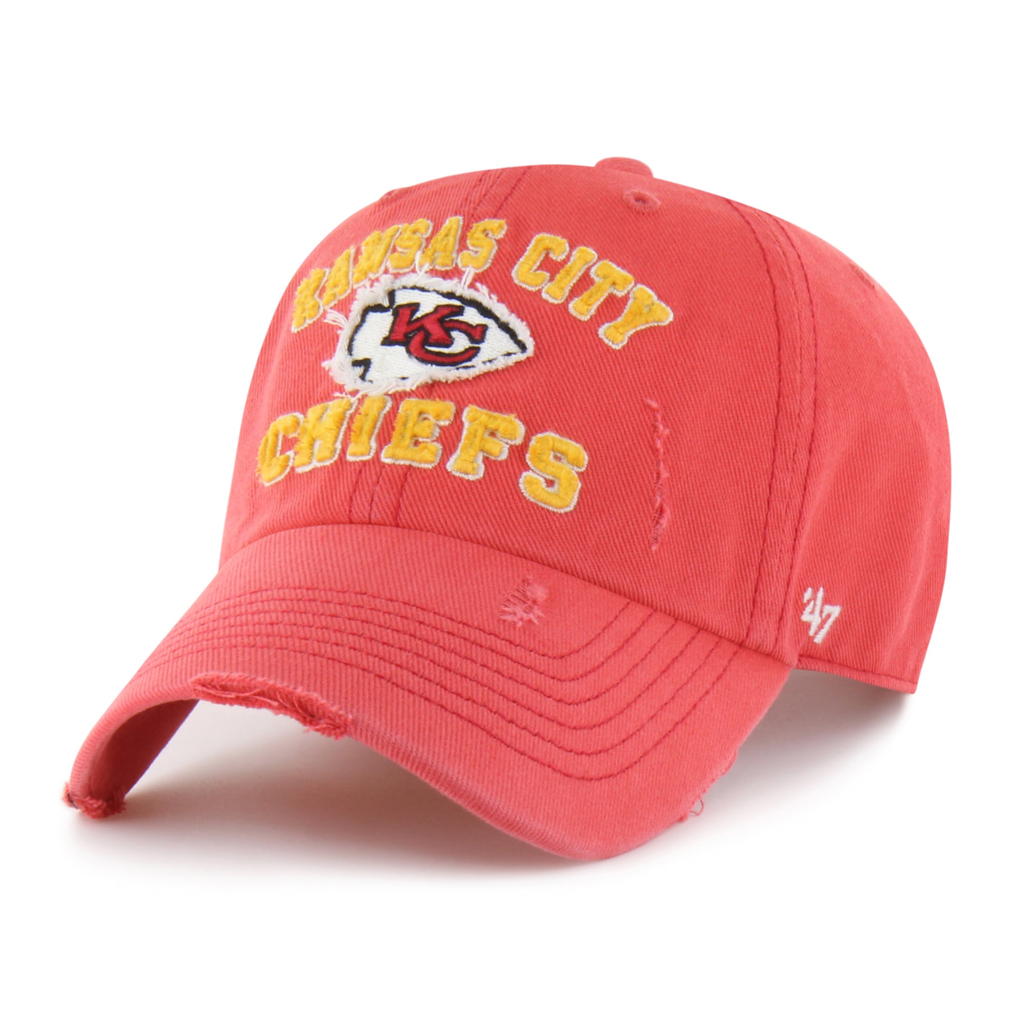 Men's '47  Red Kansas City Chiefs Seymoore Clean Up Adjustable Hat