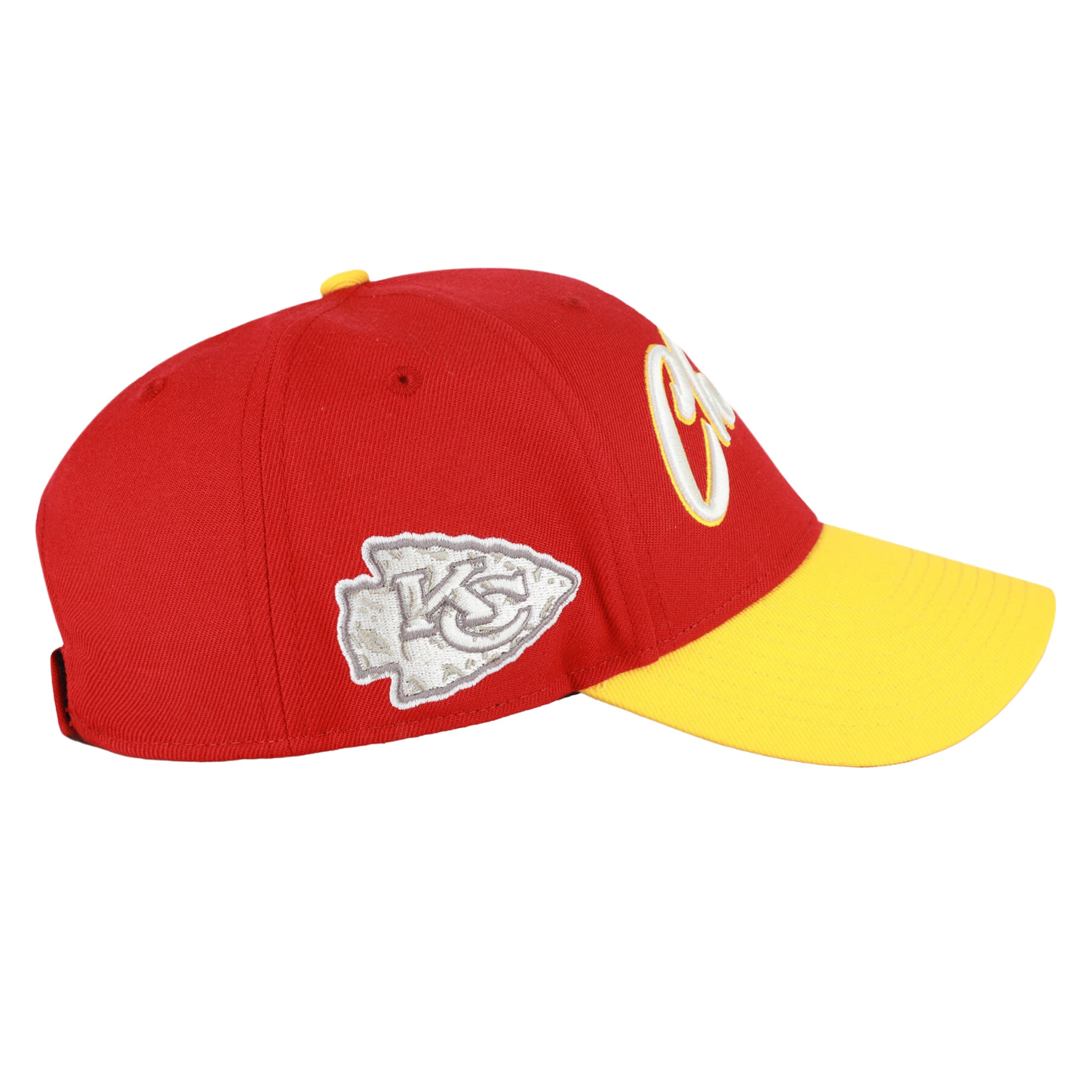 Men's '47 Red Kansas City Chiefs Throwback MVP Adjustable Hat