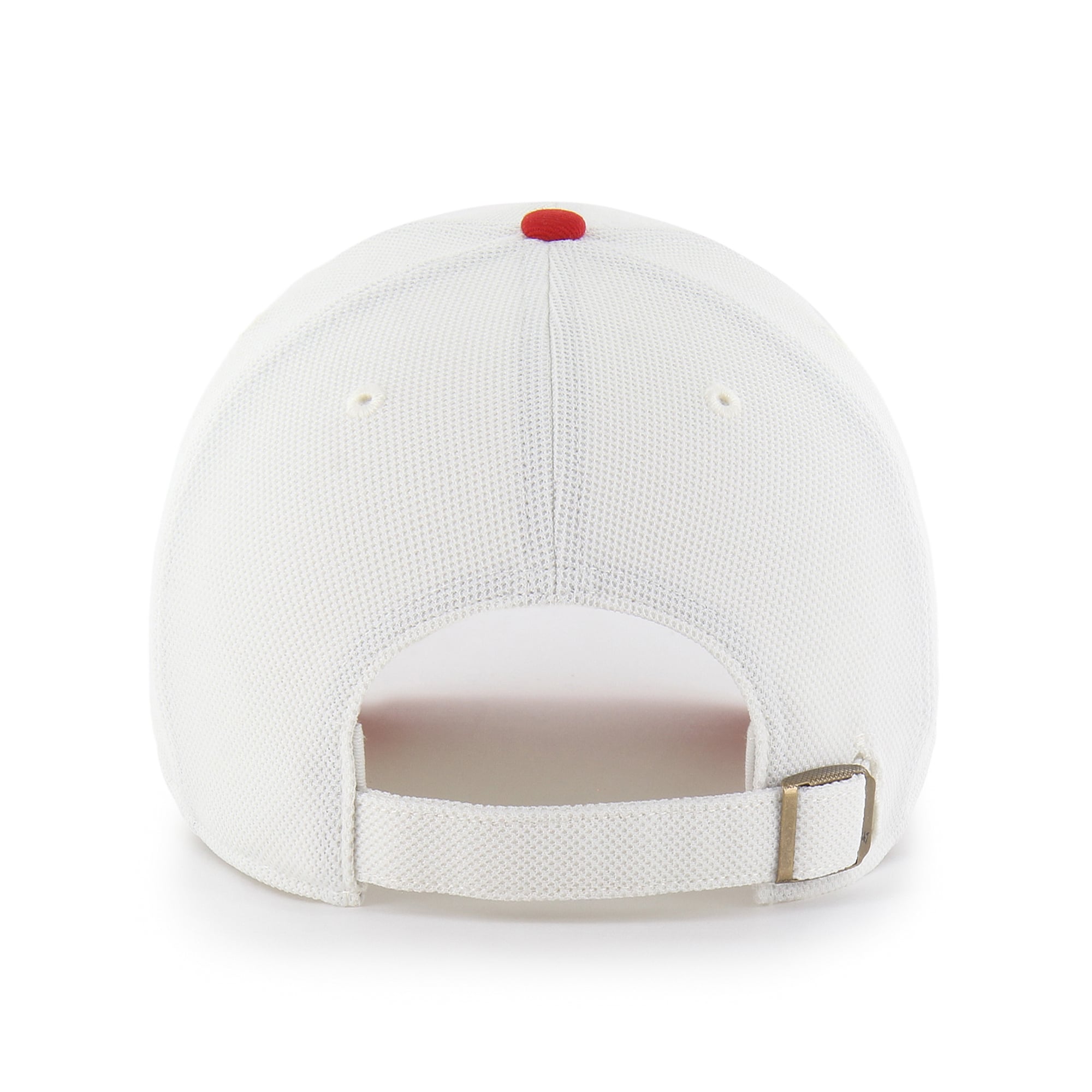 Casquette ajustable Kansas City Chiefs blanche et rouge « 47 » avec écusson piqué et patch Clean Up