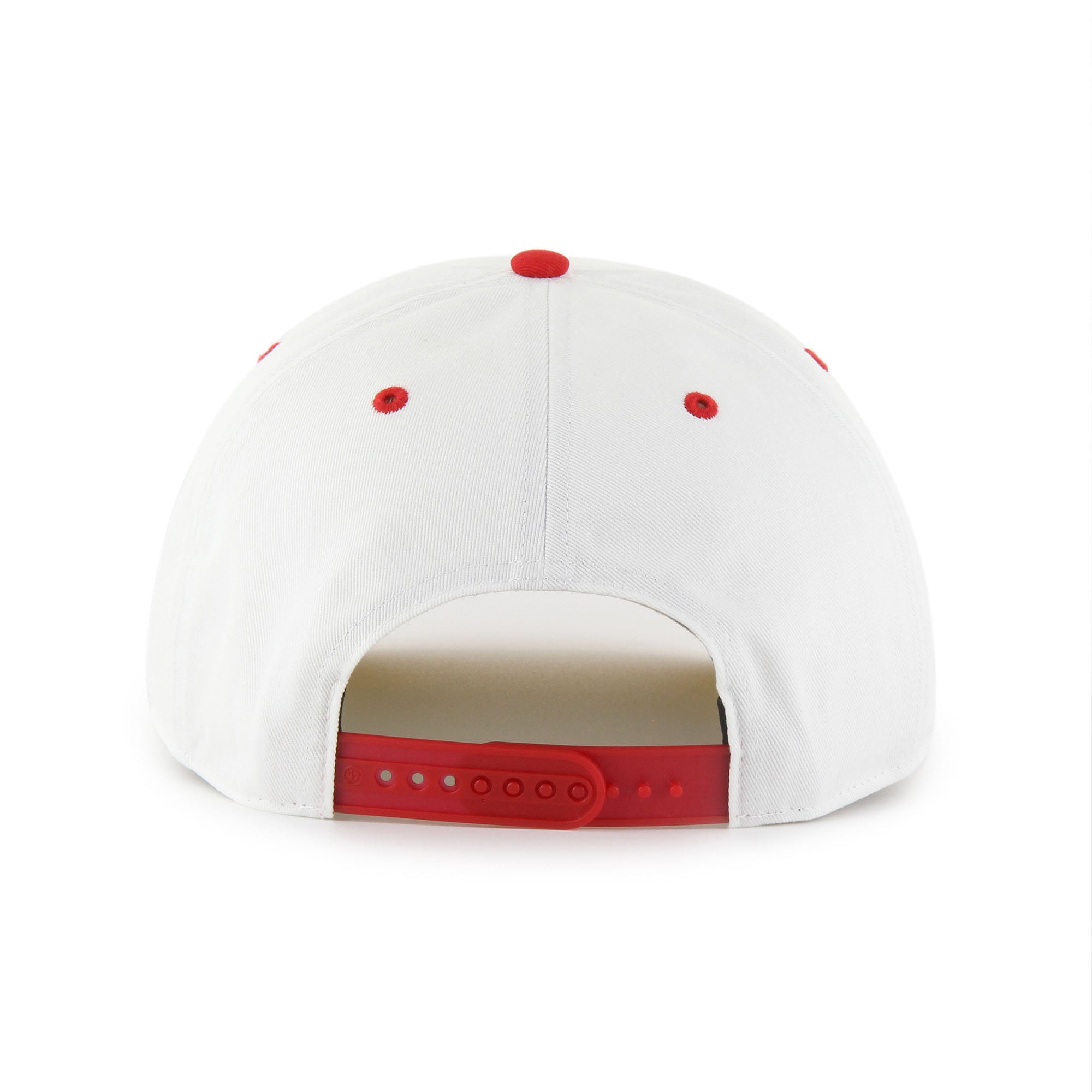 Men's '47 White/Red Kansas City Chiefs Roscoe Two-Toned Hitch Adjustable Hat