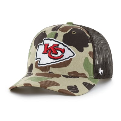 Kansas City Chiefs Carhartt x '47 Adjustable Trucker Hat - Duck Camo