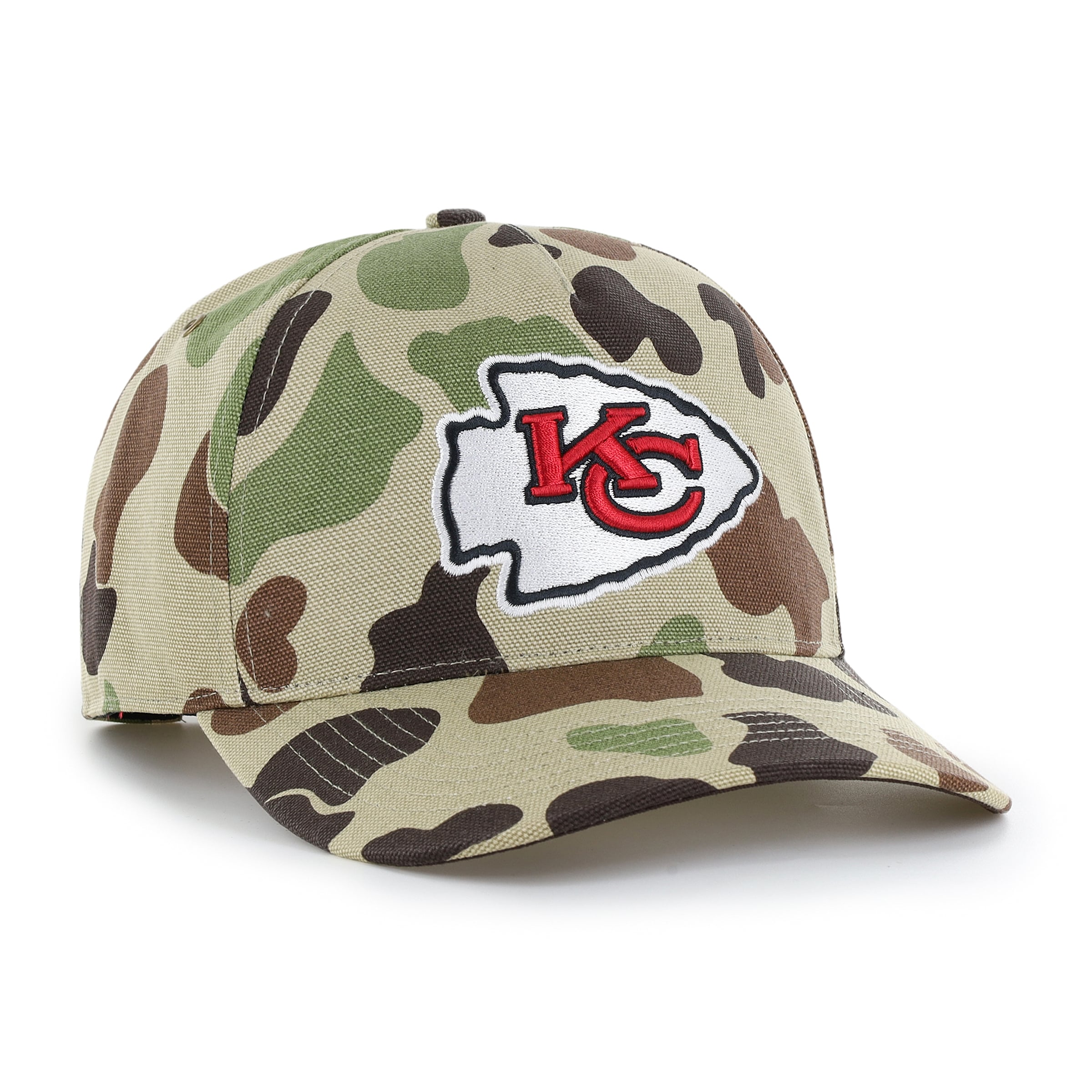 Men's Carhartt x '47 Duck Camo Kansas City Chiefs Hitch Adjustable Hat