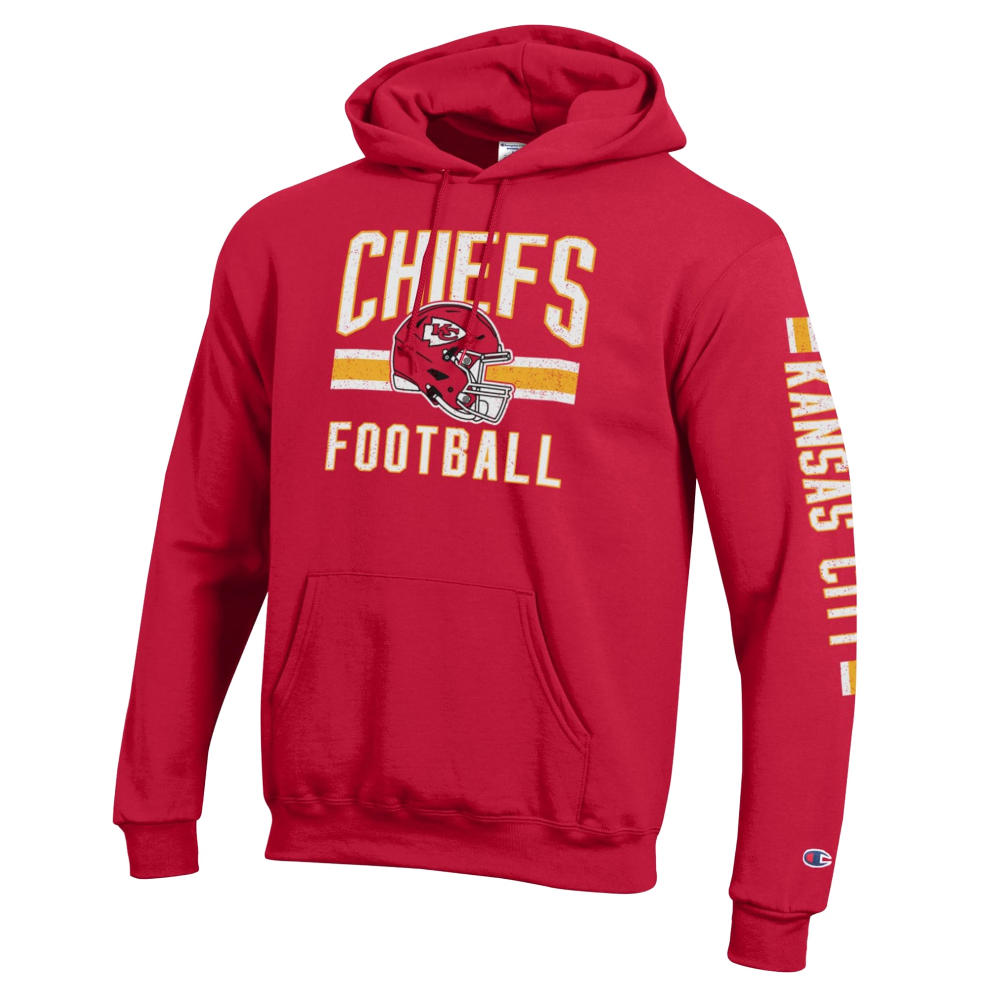 Sweat à capuche Champion rouge Kansas City Chiefs Powerblend pour homme