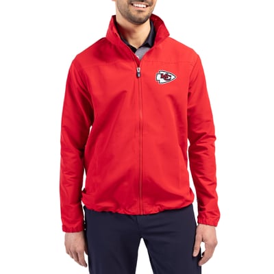  Kansas City Chiefs Cutter & Buck  Charter Eco Recycled Full-Zip Jacket - Red