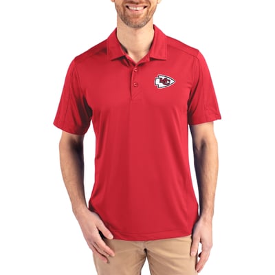 Kansas City Chiefs Cutter & Buck Prospect Textured Stretch Polo - Red