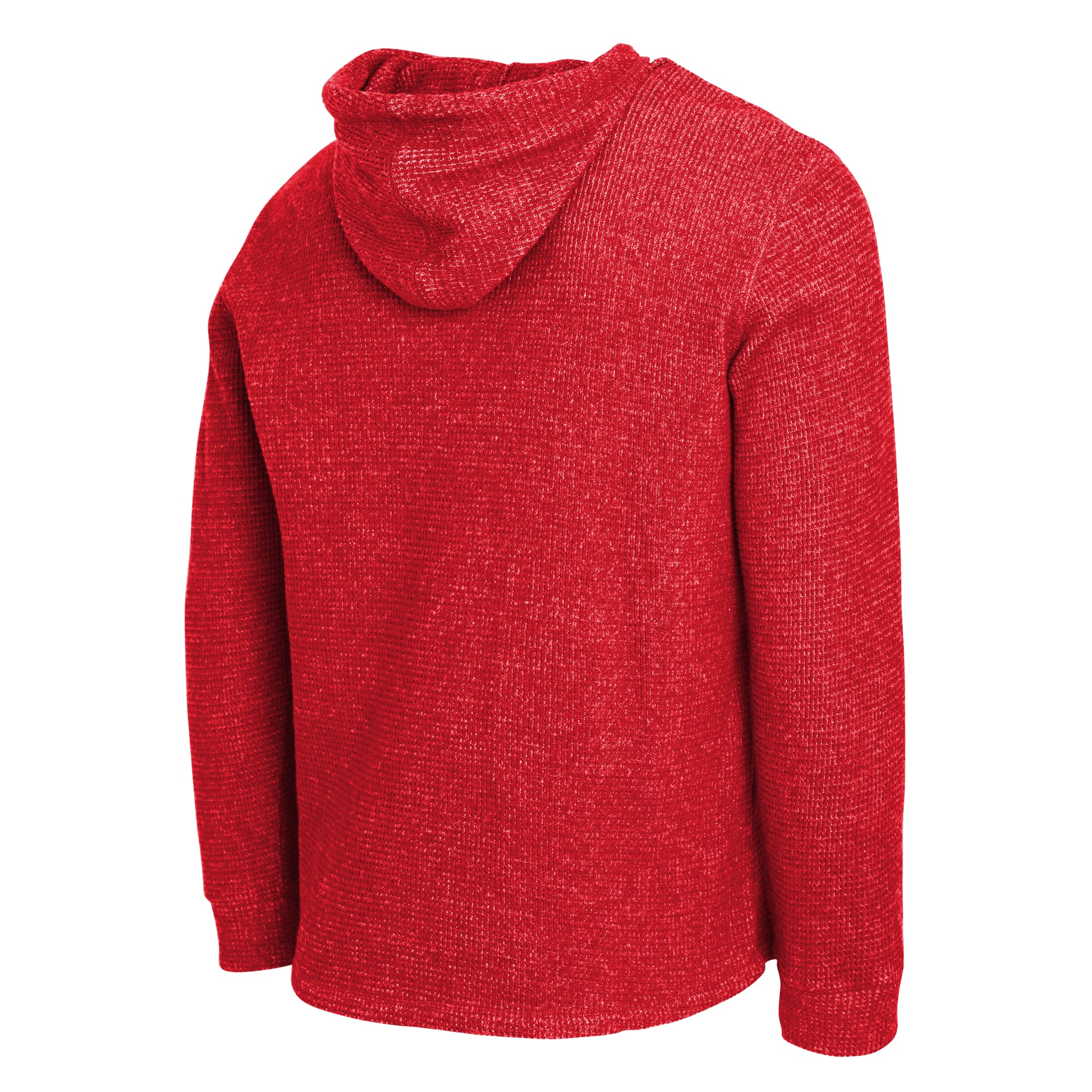 Men's Darius Rucker Collection by Fanatics Red Kansas City Chiefs Waffle Knit Hooded Tri-Blend Long Sleeve T-Shirt