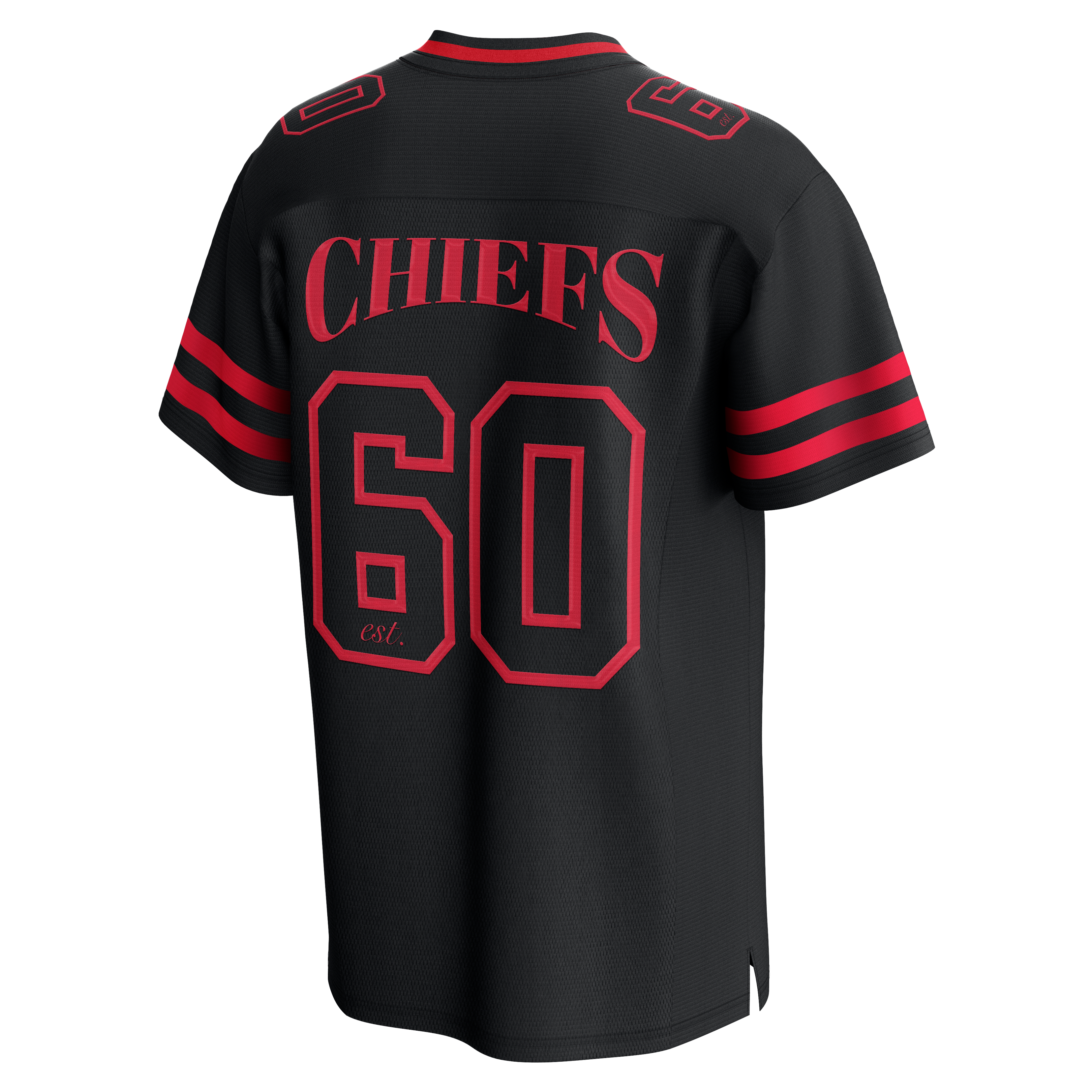 Maillot de baseball en maille noire Kansas City Chiefs After Hours pour homme (Fanatics)