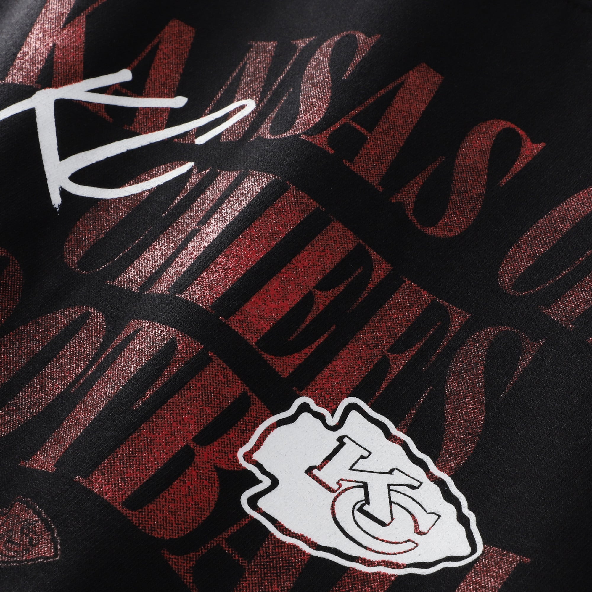 Sweat-shirt décontracté mi-temps des Chiefs de Kansas City, grandes tailles, noir, pour homme (Fanatics).