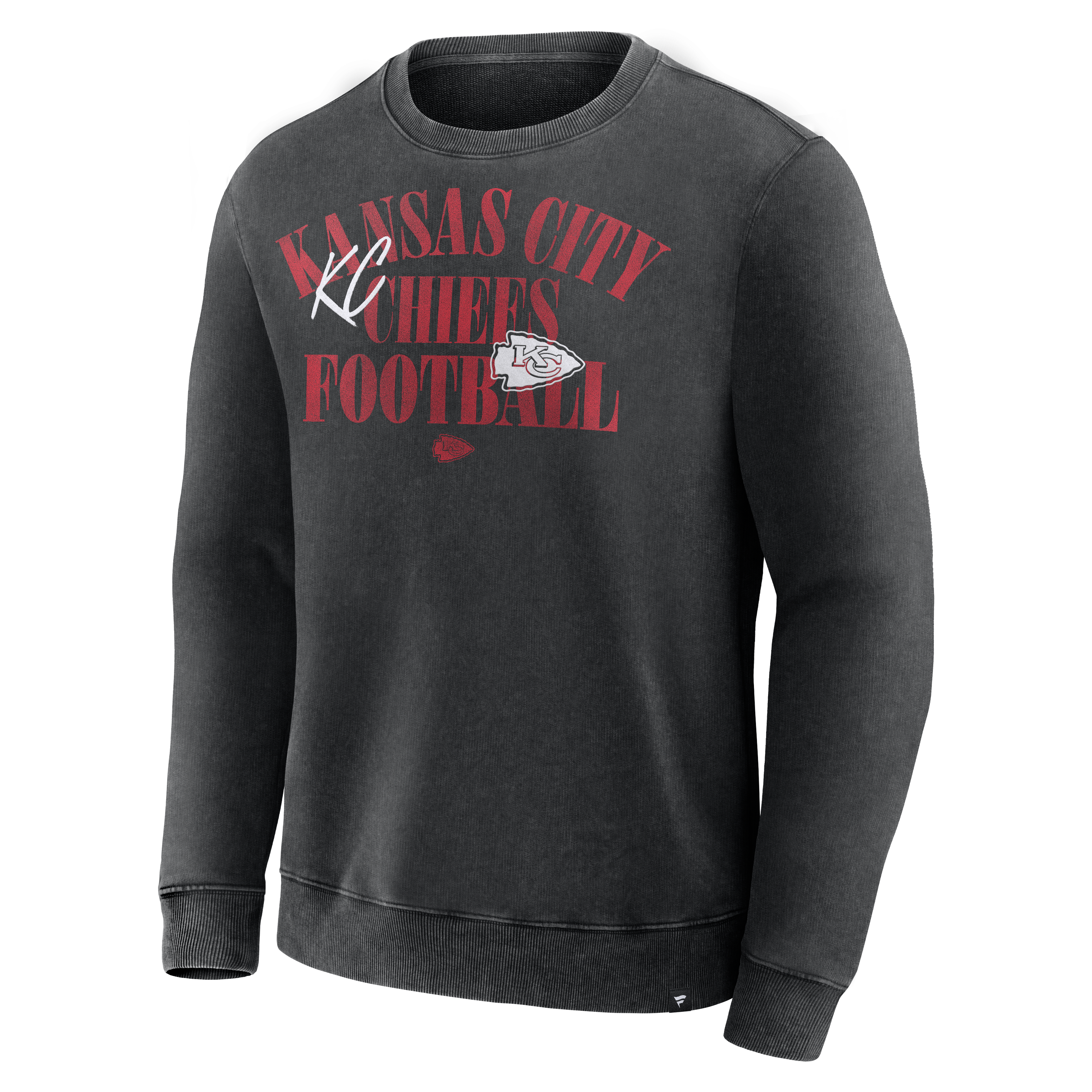 Men's Fanatics Black Kansas City Chiefs Halftime Lead Relaxed Heavyweight French Terry Sweatshirt