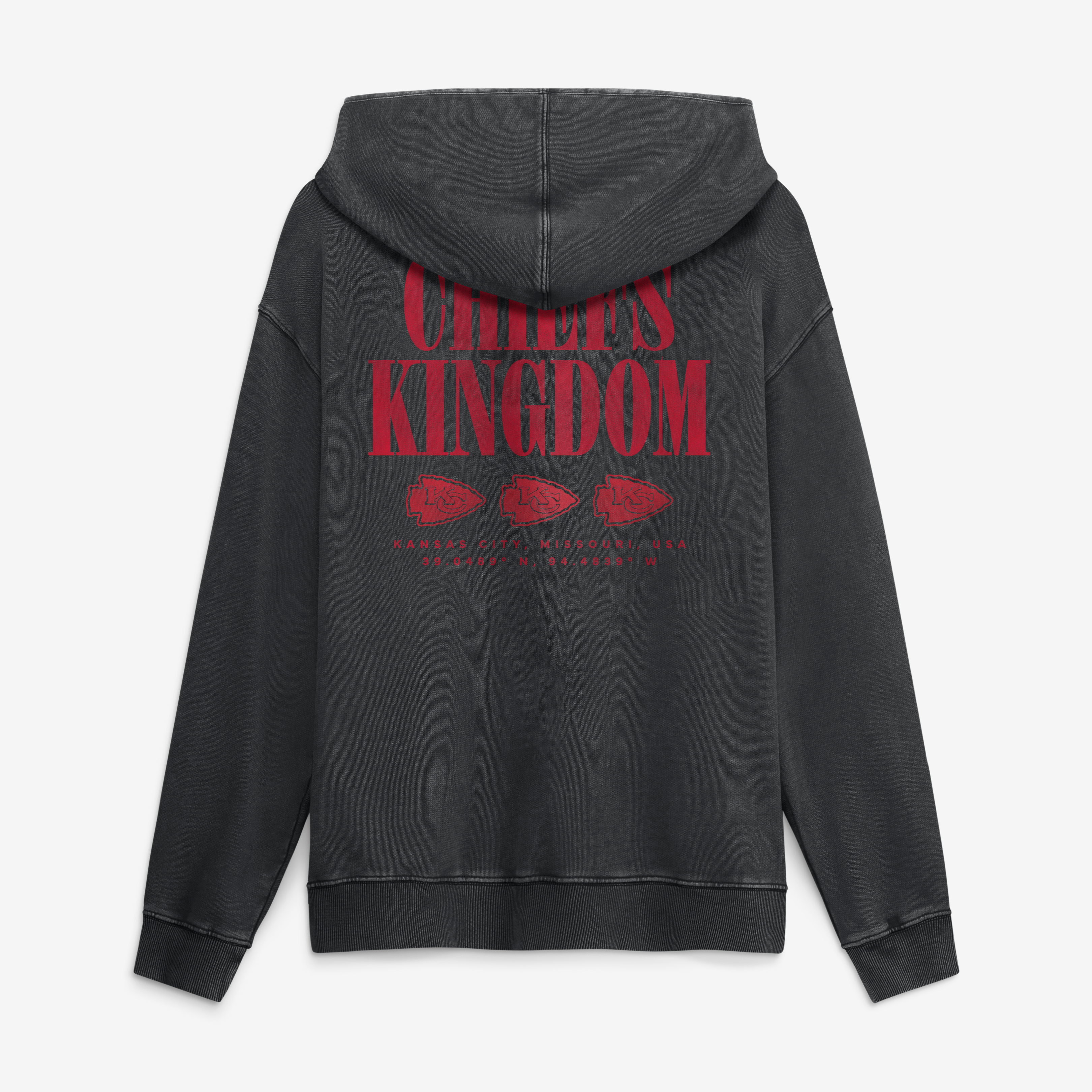 Sweat à capuche Fanatics noir Kansas City Chiefs Relaxed Intense Rivalry pour homme