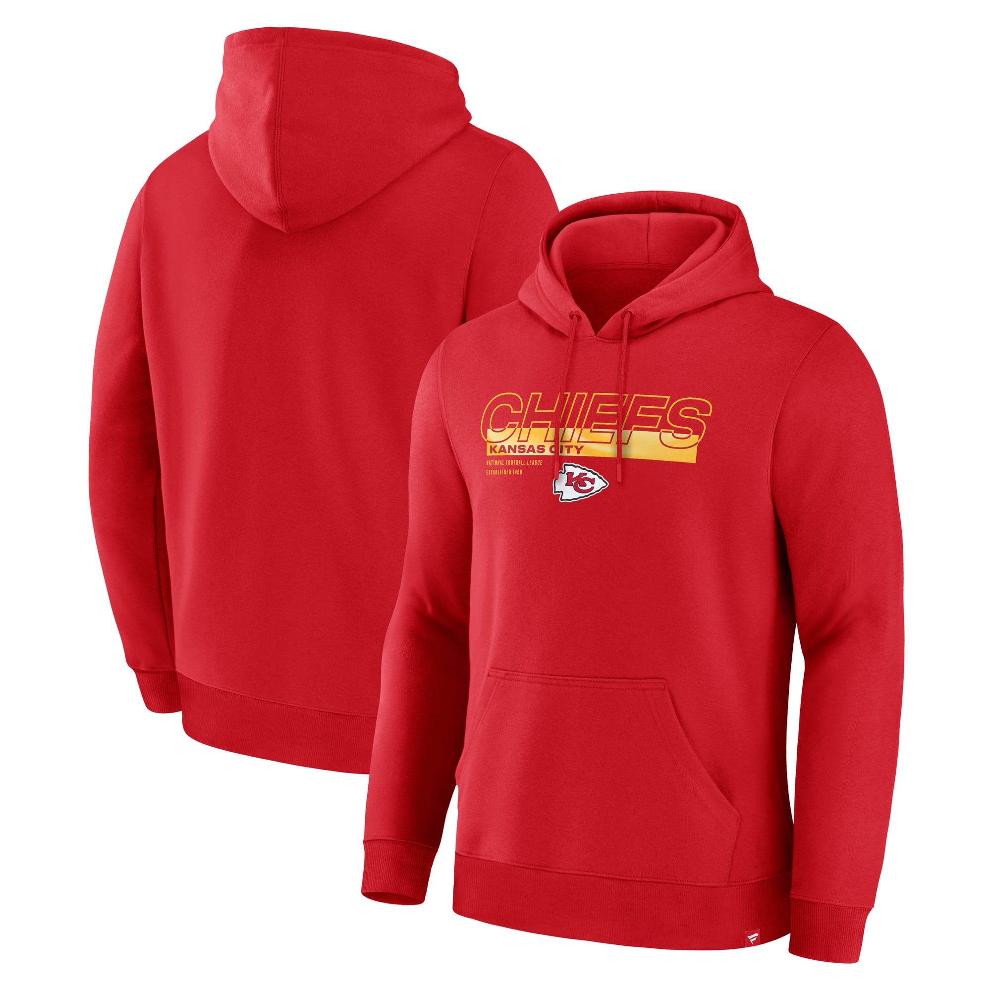 Men's Fanatics Red Kansas City Chiefs Draw Play Legacy Hoodie