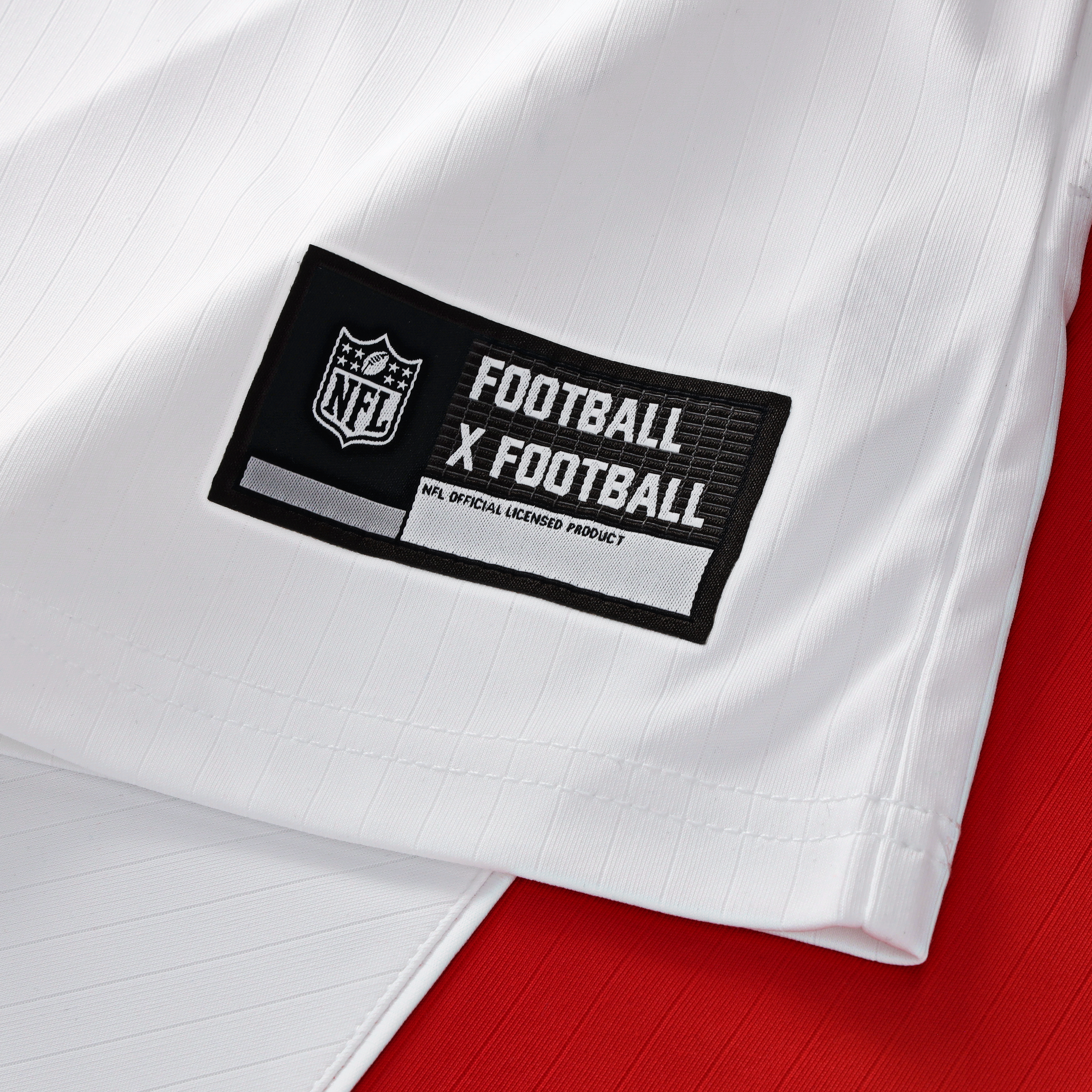 Men's Fanatics White Kansas City Chiefs Football x Collared Fan Top