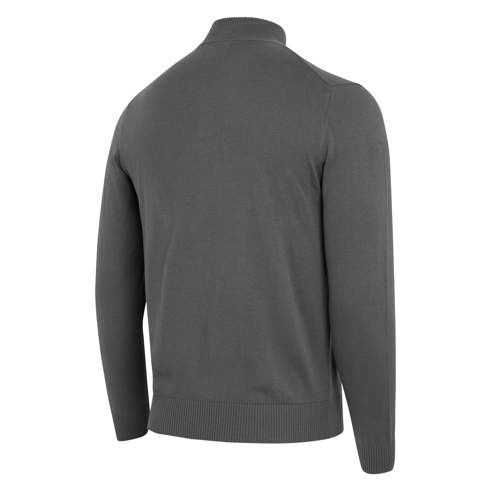 Men's J. Palmer Charcoal Kansas City Chiefs Sideline Quarter-Snap Sweater