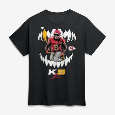 Kenneth Walker III Kansas City Chiefs K9 T-Shirt - Black