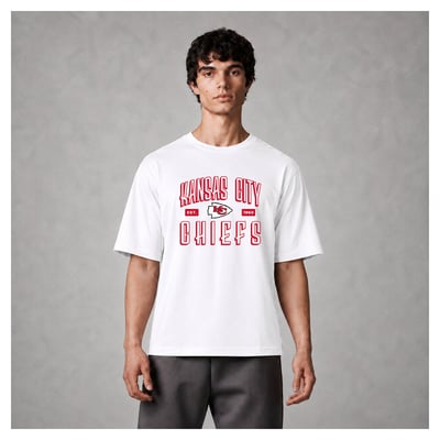 Kansas City Chiefs Levelwear Luxe Moment Stronghold Knit T-Shirt - White