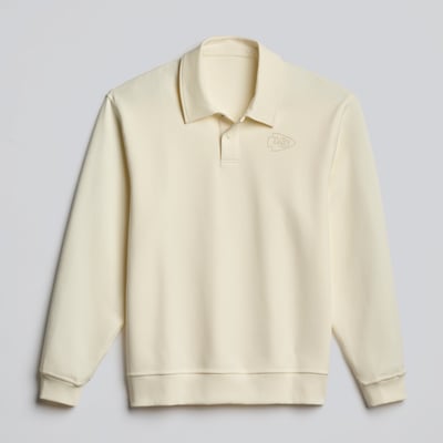  Kansas City Chiefs lululemon Grand Standard Long Sleeve Polo - Coconut Ivory