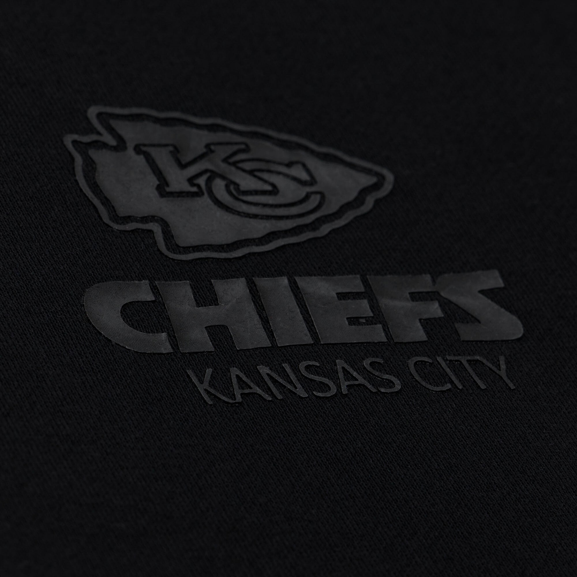 Sweat-shirt en polaire Mitchell & Ness Core Essentials Micro Logo Noir Kansas City Chiefs pour homme